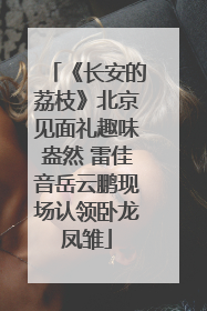 《长安的荔枝》北京见面礼趣味盎然 雷佳音岳云鹏现场认领卧龙凤雏