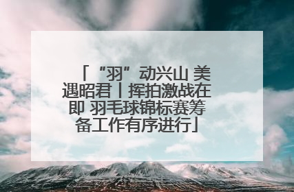 “羽”动兴山 美遇昭君丨挥拍激战在即 羽毛球锦标赛筹备工作有序进行