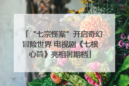 “七宗怪案”开启奇幻冒险世界 电视剧《七根心简》亮相暑期档