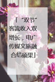 “双节”客流收入双增长，电广传媒文旅融合结硕果