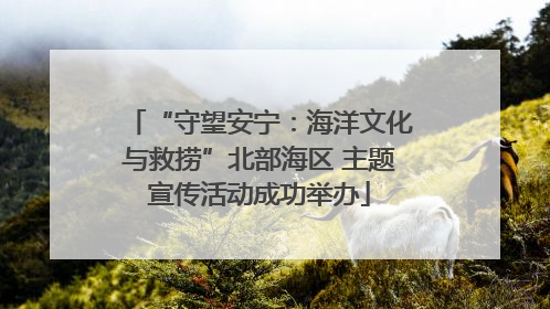 “守望安宁：海洋文化与救捞”北部海区 主题宣传活动成功举办