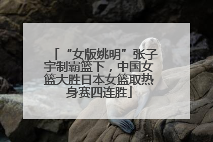 “女版姚明”张子宇制霸篮下，中国女篮大胜日本女篮取热身赛四连胜