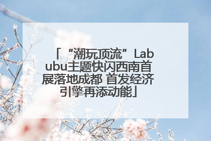 “潮玩顶流”Labubu主题快闪西南首展落地成都 首发经济引擎再添动能