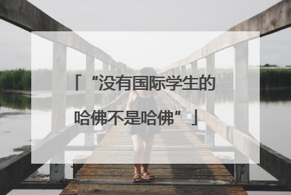 “没有国际学生的哈佛不是哈佛”
