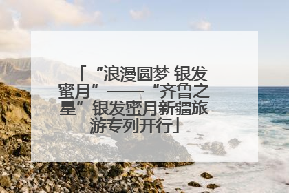 “浪漫圆梦 银发蜜月”——“齐鲁之星”银发蜜月新疆旅游专列开行