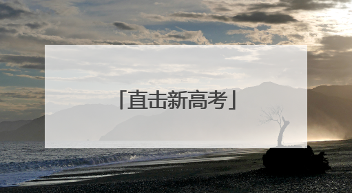 直击新高考