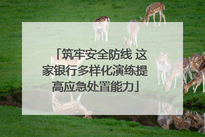 筑牢安全防线 这家银行多样化演练提高应急处置能力
