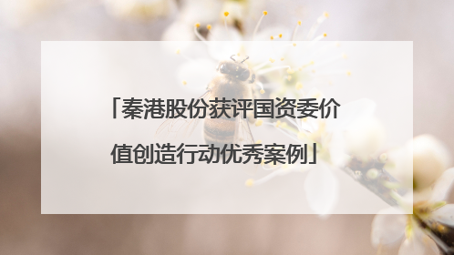 秦港股份获评国资委价值创造行动优秀案例
