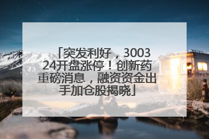 突发利好，300324开盘涨停！创新药重磅消息，融资资金出手加仓股揭晓