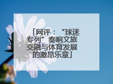 网评：“球迷专列”奏响文旅交融与体育发展的激昂乐章