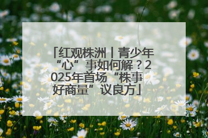 红观株洲丨青少年“心”事如何解？2025年首场“株事好商量”议良方