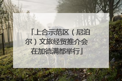上合示范区（尼泊尔）文旅经贸推介会在加德满都举行