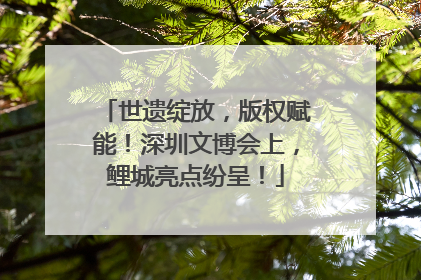 世遗绽放，版权赋能！深圳文博会上，鲤城亮点纷呈！
