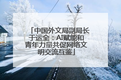 中国外文局副局长于运全：AI赋能和青年力量共促网络文明交流互鉴
