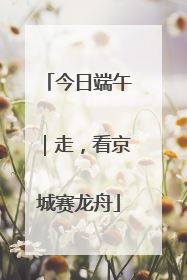 今日端午｜走，看京城赛龙舟
