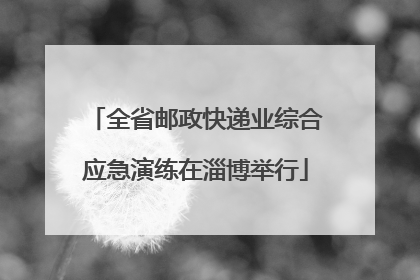 全省邮政快递业综合应急演练在淄博举行