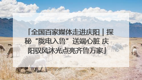全国百家媒体走进庆阳｜探秘“陇电入鲁”送端心脏 庆阳驭风沐光点亮齐鲁万家