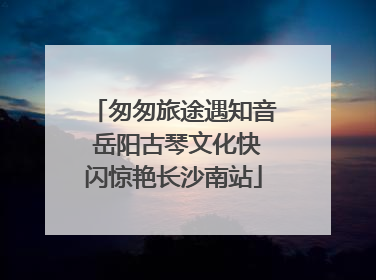 匆匆旅途遇知音 岳阳古琴文化快闪惊艳长沙南站
