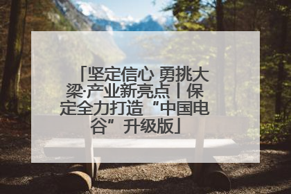 坚定信心 勇挑大梁·产业新亮点丨保定全力打造“中国电谷”升级版