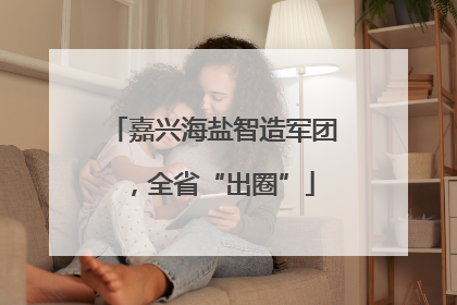 嘉兴海盐智造军团，全省“出圈”