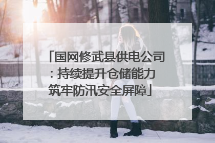 国网修武县供电公司：持续提升仓储能力 筑牢防汛安全屏障