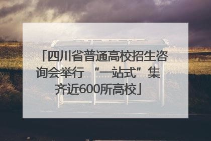 四川省普通高校招生咨询会举行 “一站式”集齐近600所高校