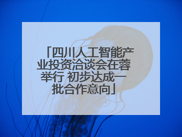四川人工智能产业投资洽谈会在蓉举行 初步达成一批合作意向