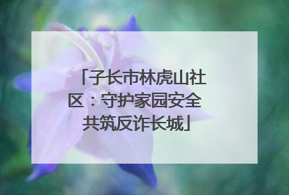 子长市林虎山社区：守护家园安全 共筑反诈长城