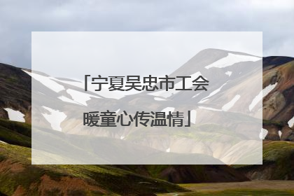 宁夏吴忠市工会暖童心传温情