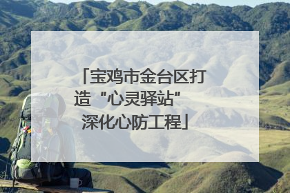 宝鸡市金台区打造“心灵驿站” 深化心防工程