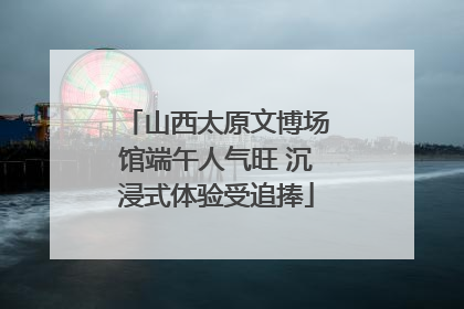 山西太原文博场馆端午人气旺 沉浸式体验受追捧