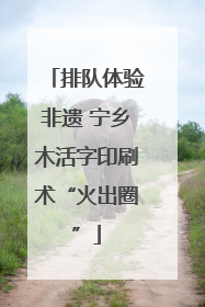 排队体验非遗 宁乡木活字印刷术“火出圈”