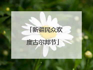 新疆民众欢度古尔邦节