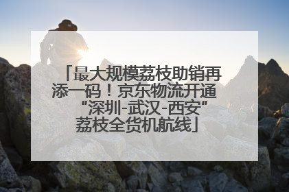 最大规模荔枝助销再添一码！京东物流开通“深圳-武汉-西安” 荔枝全货机航线