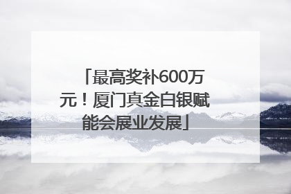 最高奖补600万元！厦门真金白银赋能会展业发展