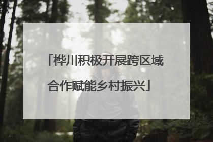 桦川积极开展跨区域合作赋能乡村振兴