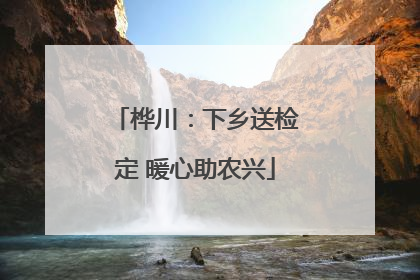桦川：下乡送检定 暖心助农兴