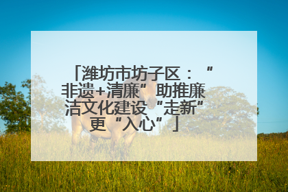 潍坊市坊子区：“非遗+清廉”助推廉洁文化建设“走新”更“入心”