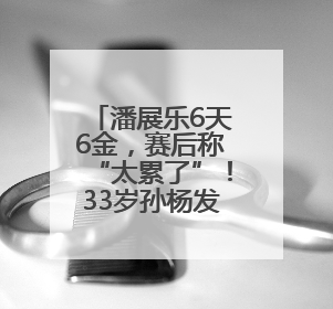 潘展乐6天6金，赛后称“太累了”！33岁孙杨发长文回应“为何还在坚持”