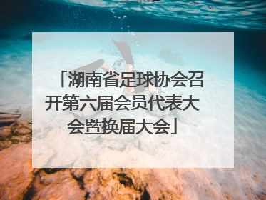 湖南省足球协会召开第六届会员代表大会暨换届大会