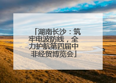 湖南长沙：筑牢电波防线，全力护航第四届中非经贸博览会