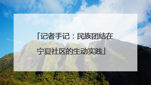 记者手记：民族团结在宁夏社区的生动实践