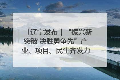 辽宁发布｜“振兴新突破 决胜勇争先”产业、项目、民生齐发力 葫芦岛按下决胜之年“加速键”