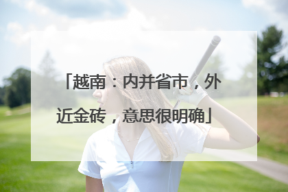 越南：内并省市，外近金砖，意思很明确