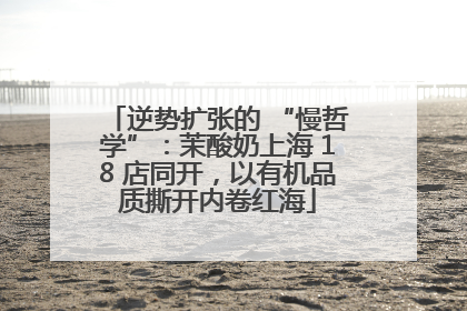 逆势扩张的 “慢哲学”：茉酸奶上海 18 店同开，以有机品质撕开内卷红海