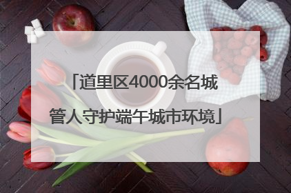 道里区4000余名城管人守护端午城市环境