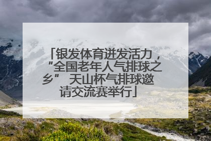 银发体育迸发活力，“全国老年人气排球之乡” 天山杯气排球邀请交流赛举行
