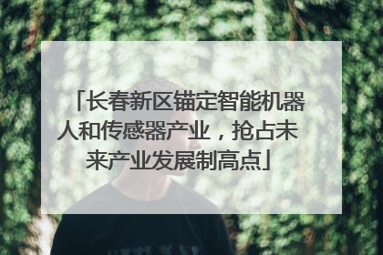 长春新区锚定智能机器人和传感器产业，抢占未来产业发展制高点