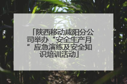 陕西移动咸阳分公司举办“安全生产月”应急演练及安全知识培训活动