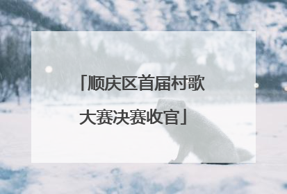 顺庆区首届村歌大赛决赛收官